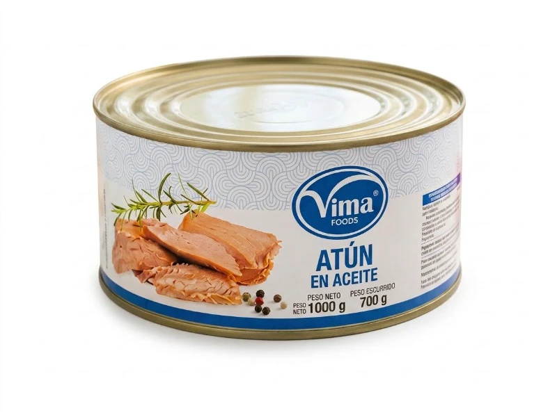 Atún con aceite 1000 g