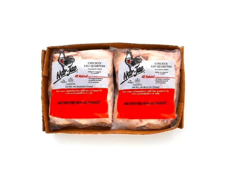Caja de pollo de cuartos 10 LBS (4 unidades)