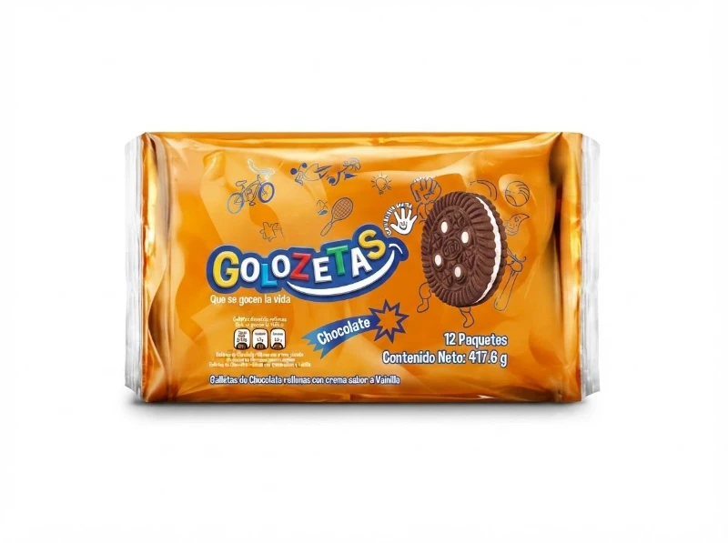 Paquete de galleta Golozetas chocolate